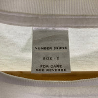 NUMBER(N)INE ナンバーナイン 01SS タイム期 ユニオンジャック プリントTシャツ ジョンレノン ホワイト Size 2 福生店
