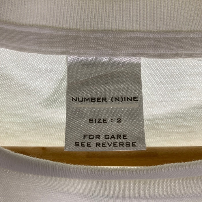 NUMBER(N)INE ナンバーナイン 01SS タイム期 ユニオンジャック プリントTシャツ ジョンレノン ホワイト Size 2 福生店