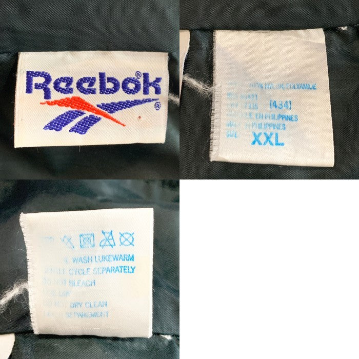 90's Reebok リーボック ナイロン トラックジャケット グリーン ブラック フィリピン製 Size XXL 福生店