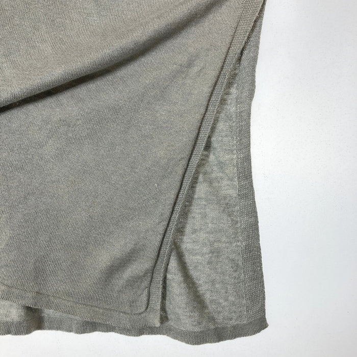 Maison Martin Margiela メゾンマルタンマルジェラ S31HA0482 ④ シルク×リネン ドルマンスリーブ Vネックセーター グレー size1 瑞穂店