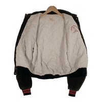 80's Rennoc レノック コーデュロイ スタジャン アワードジャケット スナップボタン 刺繡 ブラック Size L 福生店