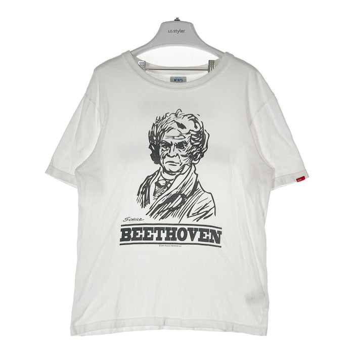 WTAPS ダブルタップス 141ATPWD-CSM03S PEANUTS DESIGN S/S 09 ベートーベン BEETHOVEN Tシャツ ホワイト sizeM 瑞穂店