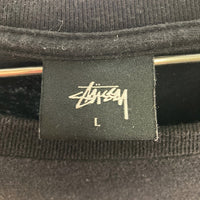 STUSSY ステューシー GLOBAL 1st ANNUAL プリント Tシャツ ブラック sizeL 瑞穂店
