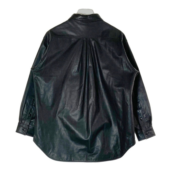 Ballet by BACKLASH バレエバイバックラッシュ 23-10-SH-01L Leather Shirt レザーシャツ ブラック sizeF 瑞穂店
