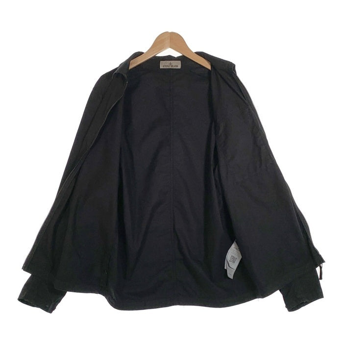 STONE ISLAND ストーンアイランド Overshirt オーバーシャツ ジップアップシャツジャケット ブラック 791511010 Size L 福生店