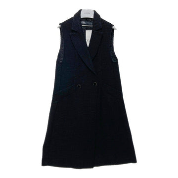 ZARA ザラ タグ付き バーズアイベスト 2325 173 800 ブラック sizeS 瑞穂店
