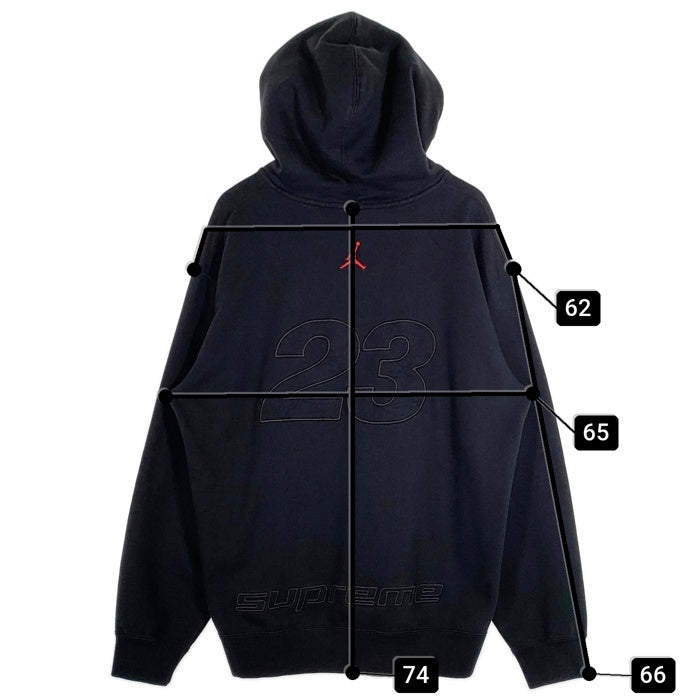 SUPREME シュプリーム JORDAN ジョーダン 26SS Jordan Hooded Sweatshirt ジップアップ フーデッド スウェットシャツ フーディー パーカー ブラック IR6459-010 Size L 福生店