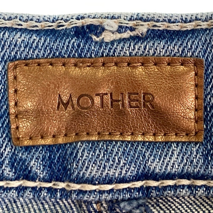 MOTHER DENIM マザーデニム 9505-624 ヨークフロントサークル マキシスカート デニム インディゴ size25 瑞穂店