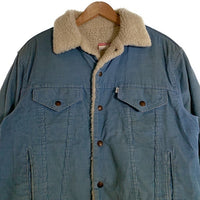 80's Levi's リーバイス コーデュロイ ボアジャケット ライトブルー USA製 Size 42 福生店