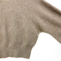 ANAYI アナイ ハイネック横編みリブニット ベージュ Size38 瑞穂店
