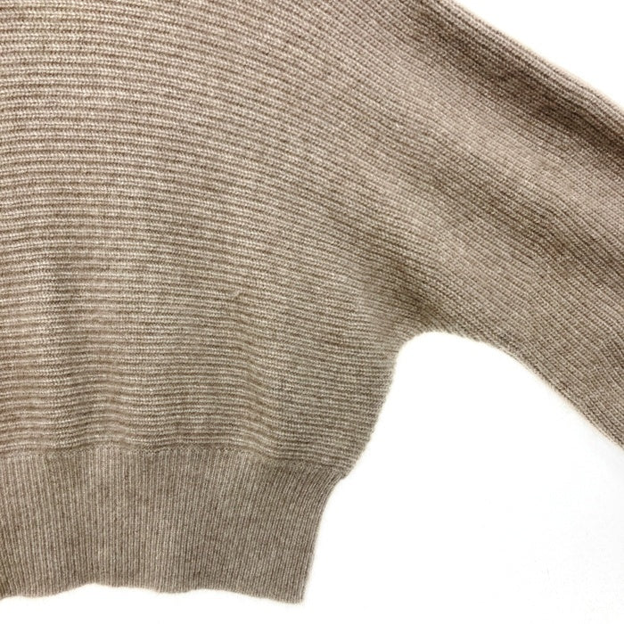 ANAYI アナイ ハイネック横編みリブニット ベージュ Size38 瑞穂店