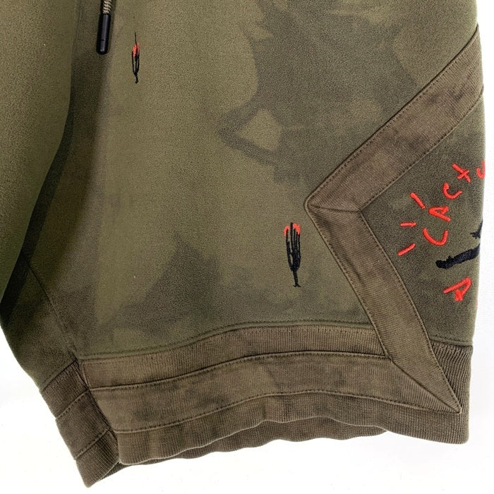 Jordan ジョーダン TRAVIS SCOTT トラヴィススコット WASH SUEDE SHORTS ウォッシュスウェードショーツ ショートパンツ オリーブ CN3425-222 Size XS 福生店