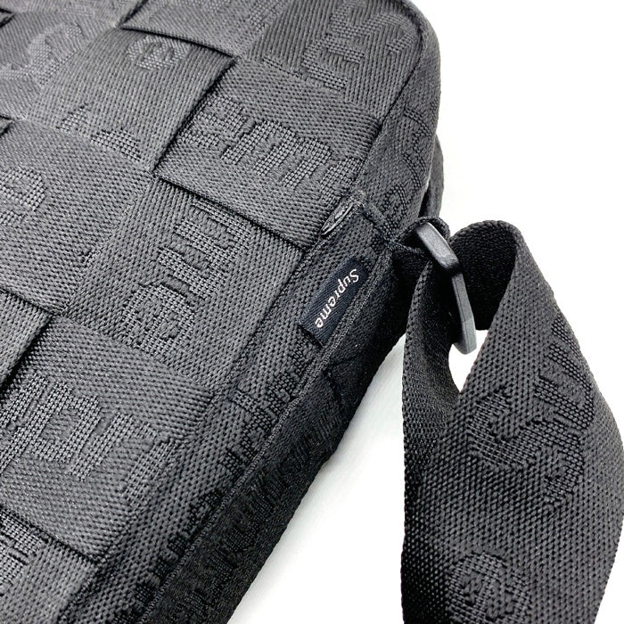 SUPREME シュプリーム 23SS Woven Shoulder Bag ウーブン ショルダーバッグ ブラック 福生店