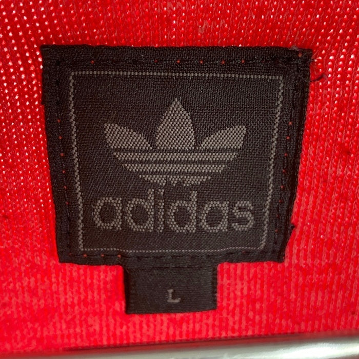 00's adidas アディダス 773324 ボーダー トラックジャケット レッド ブラック SizeL 瑞穂店