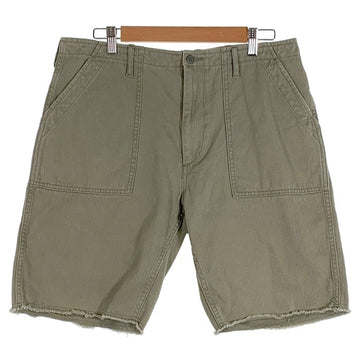 CAPTAINS HELM キャプテンズヘルム ヘリンボーン ベイカーショートパンツ カットオフ オリーブ Size L 福生店