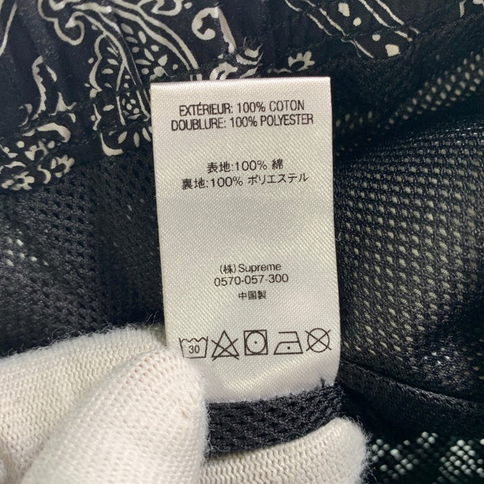 SUPREME シュプリーム 18SS Bandana Track Pant バンダナ トラック パンツ ブラック Size L 福生店