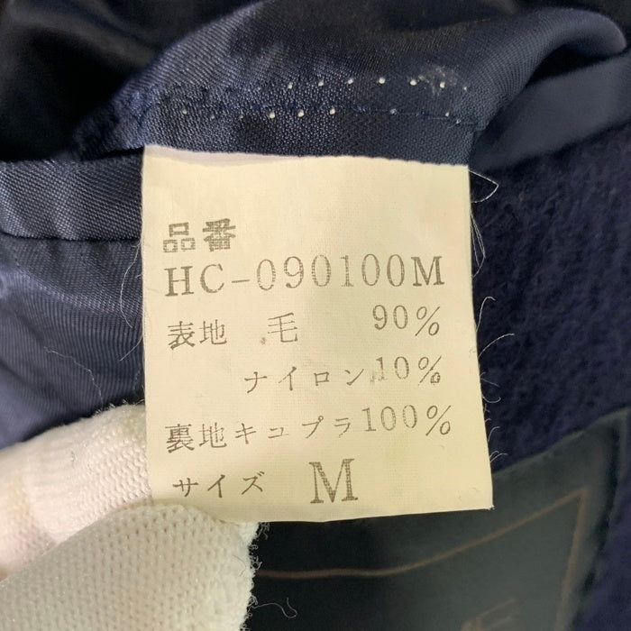 COMME des GARCONS HOMME コムデギャルソンオム ウール チェスターコート 比翼 ロング ラグランスリーブ ネイビー オールド HC-090100M Size M 福生店
