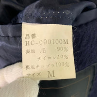 COMME des GARCONS HOMME コムデギャルソンオム ウール チェスターコート 比翼 ロング ラグランスリーブ ネイビー オールド HC-090100M Size M 福生店