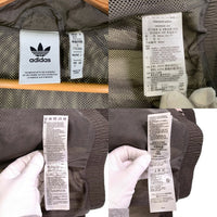 adidas アディダス REAL MADRID LIFESTYLE OG TRACK TOP レアル・マドリード オリジナルス トラックトップ トラック ジャケット グレー Size S 福生店