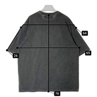 NEIGHBORHOOD ネイバーフッド 241UNNH-CSM02 24SS PIGMENT DYE CREWNECK SS ピグメント染め ロゴプリント Tシャツ グレー sizeXL 瑞穂店