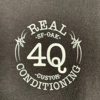 REAL SKATEBOARDS リアル スケートボード 4Q CONDITIONING フォーキュー コンディショニング 半袖 Tシャツ ブラック メキシコ製 Size M 福生店