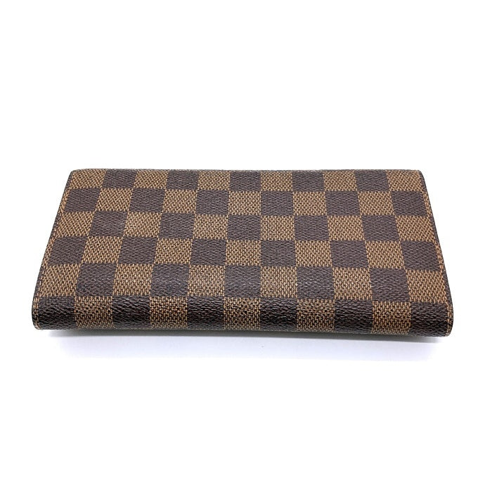 LOUISVUITTON ルイヴィトン ダミエ  ポルトフォイユサラ 長財布 N61734 ブラウン　※ホック緩め 瑞穂店