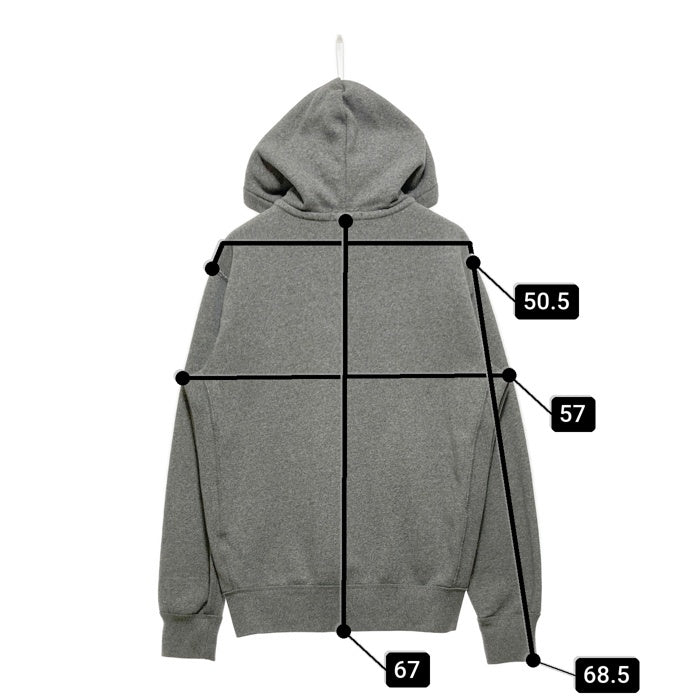 POLO RALPH LAUREN ポロラルフローレン ジップアップ スウェットパーカー チャコールグレー Size M 瑞穂店