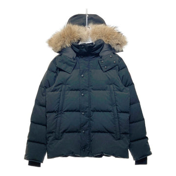 CANADA GOOSE カナダグース WYNDHAM PARKA ウィンダムパーカ ファー ダウンジャケット ブラック 3808MA サザビーリーグ Size FUSION L 瑞穂店
