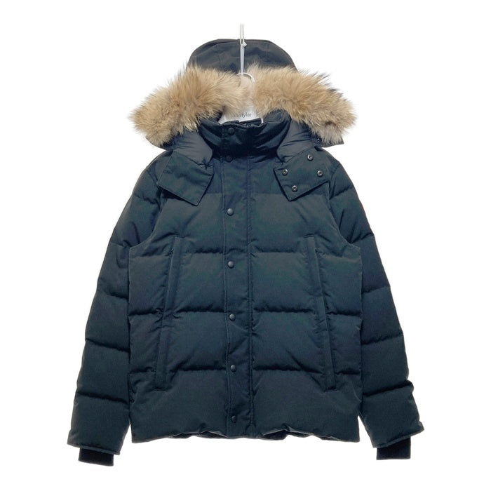 CANADA GOOSE カナダグース WYNDHAM PARKA ウィンダムパーカ ファー ダウンジャケット ブラック 3808MA サザビーリーグ Size FUSION L 瑞穂店