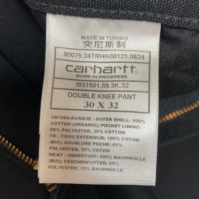 Carhartt WIP カーハートワークインプログレス Double Knee Pant ダック ダブルニーペインターパンツ ブラック Size 30×32 瑞穂店