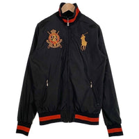 Polo by Ralph Lauren ポロバイラルフローレン ビッグポニー ジップアップ ナイロンジャケット ブラック Size L 福生店