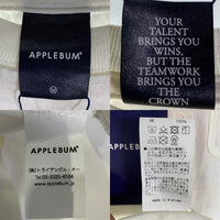 APPLEBUM アップルバム WORM MULTI COLOR T-SHIRT プリントTシャツ ホワイト Size M 福生店