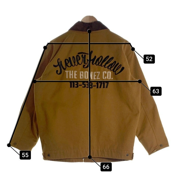 The BONES ザ ボーンズ DUCK JACKET ダックジャケット ブラウン Size M 福生店
