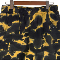SUPREME シュプリーム 26FW Small Box Sweatshort Tie Dye スモール ボックス スウェット ショーツ ショート ハーフパンツ イエロー ブラック タイダイ Size M 福生店