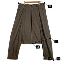 COMME des GARCONS HOMME PLUS コムデギャルソンオムプリュス ウール サルエルパンツ ダークオリーブ PF-P063 AD2010 Size M 福生店