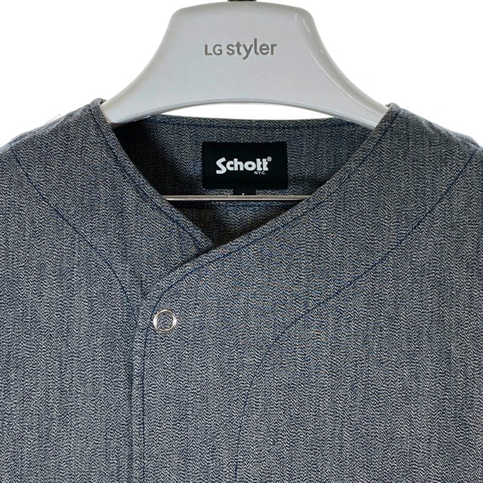 Schott ショット 782-4120007 COTTON COVERT SLEEPING SHIRT スリーピングシャツ グレー sizeL 瑞穂店