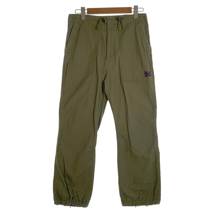 NEEDLES ニードルズ String Fatigue Pant-Back Sateen ストリングファティーグパンツ オリーブ ミリタリー NS183 Size XS 福生店