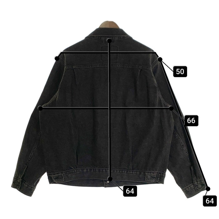 LEVI'S リーバイス TYPEⅡトラッカー デニム ジャケット ブラック A7632-0002 Size L 福生店