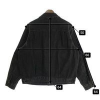 LEVI'S リーバイス TYPEⅡトラッカー デニム ジャケット ブラック A7632-0002 Size L 福生店