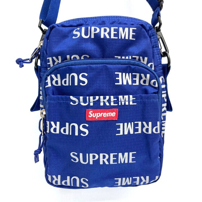 SUPREME  シュプリーム 16AW 3M Reflective Repeat Shoulder Bag リフレクター ショルダーバッグ ブルー 瑞穂店