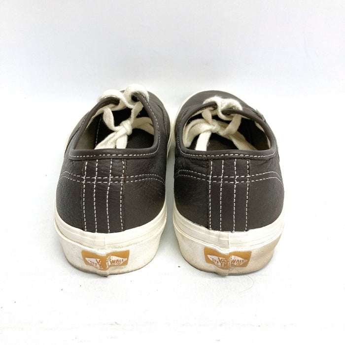 VANS ヴァンズ AUTHENTIC オーセンティック フェイクレザー スニーカー ダークブラウン size26cm 瑞穂店