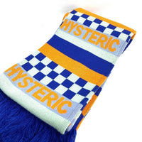 HYSTERIC GLAMOUR ヒステリックグラマー パンダ ストライプ マフラー ブルー 瑞穂店