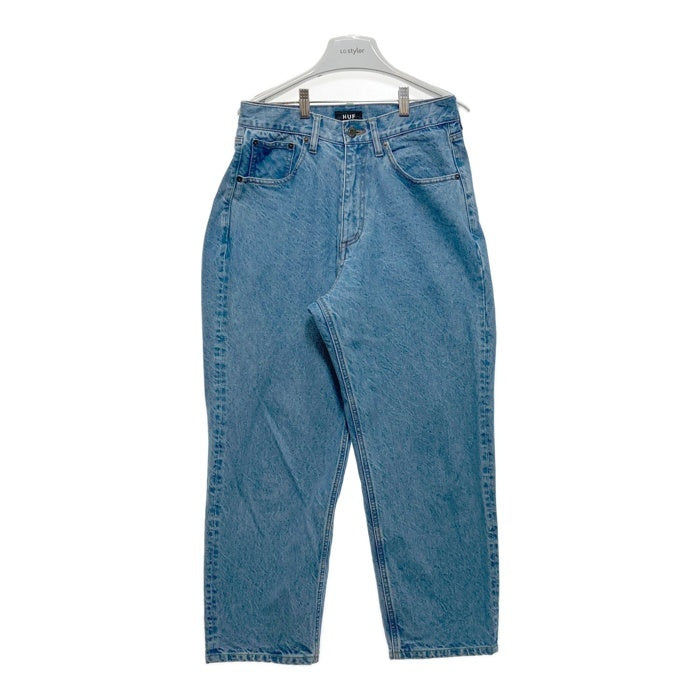 HUF ハフ 5ポケット ワイドデニムパンツ ライトインディゴ size28 瑞穂店