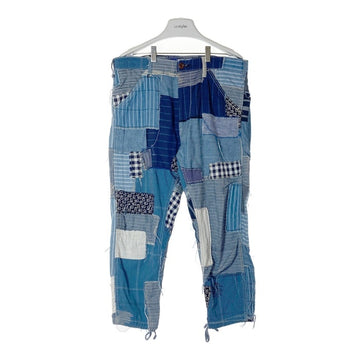 JUNYA WATANABE COMME des GARCONS MAN ジュンヤワタナベ コムデギャルソンマン WO-P009 AD2014 インディゴ 和柄 パッチワーク イージーパンツ インディゴ sizeS 瑞穂店