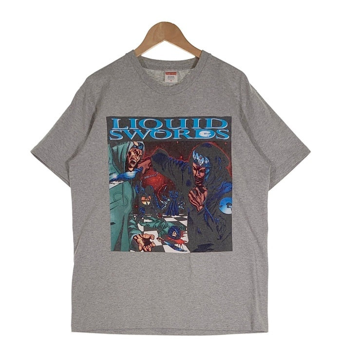 SUPREME シュプリーム 18AW LIQUID SWORDS TEE リキッドソード GZA ジザ WU-TANG CLAN プリントTシャツ グレー SIze M 福生店