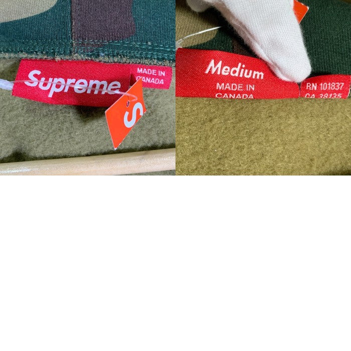 SUPREME シュプリーム 24AW Small Box Zip Up Hooded Sweatshirt スモールボックスロゴ ジップアップ スウェットパーカー カモフラージュ Size M 福生店