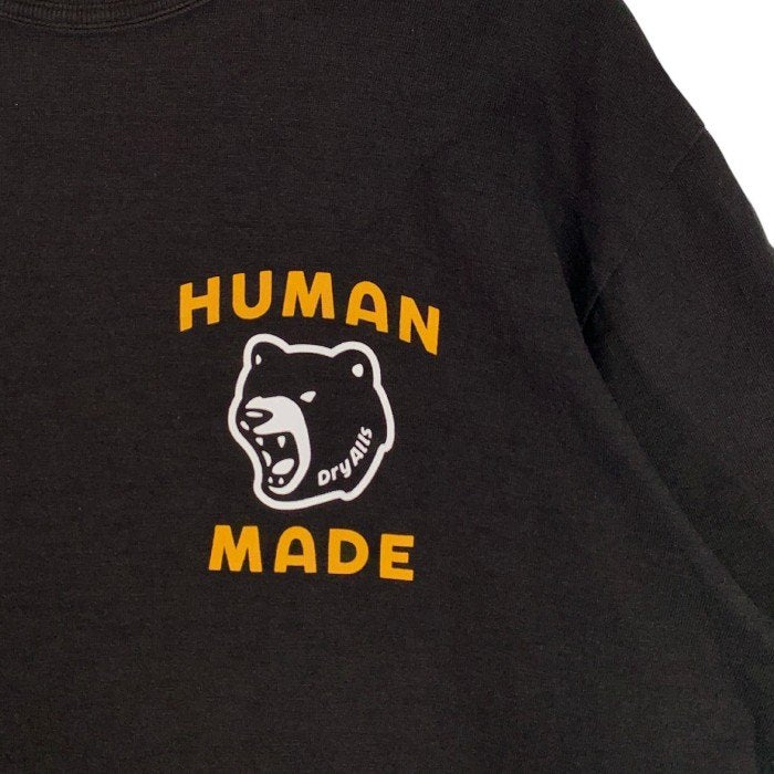 HUMAN MADE ヒューマンメイド S/S TEE プリントTシャツ ブラック 熊 Size XL 福生店