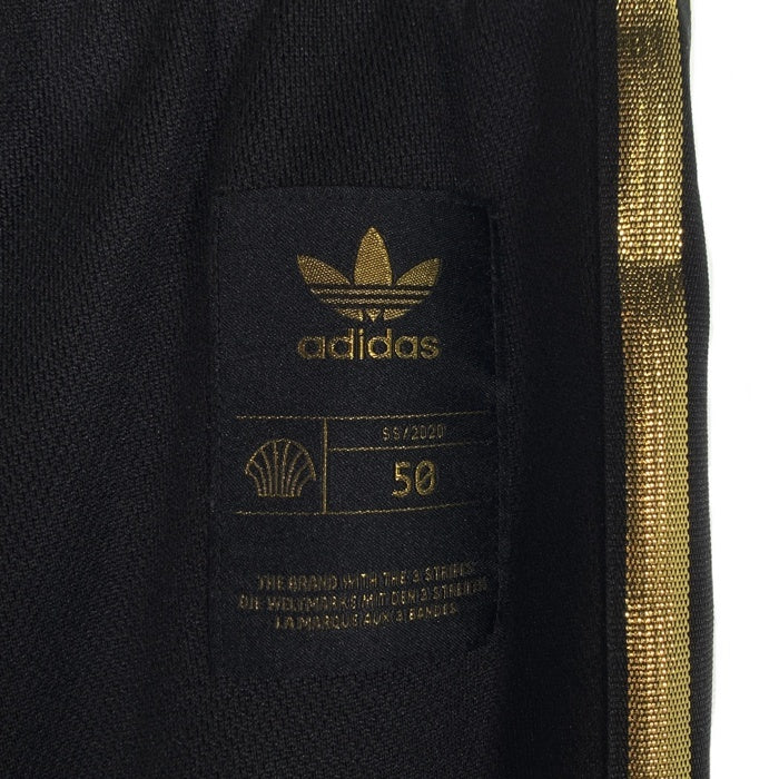 adidas アディダス SST 24 TRACK PANTS スリープストライプ トラックパンツ ブラック ゴールド GK0656 Size JP M 福生店