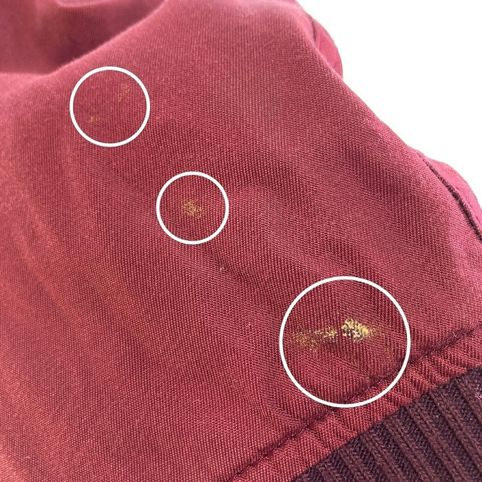 HYSTERIC GLAMOUR ヒステリックグラマー 4AB-1572 バック刺繍 ヒスガール ジップアップブルゾン ボルドー sizeM 瑞穂店