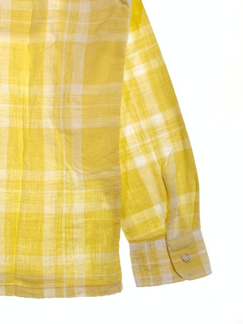 RATS ラッツ 22SS COTTON CHECK SHIRT コットン チェックシャツ イエロー 22’RS-0408 Size M 福生店